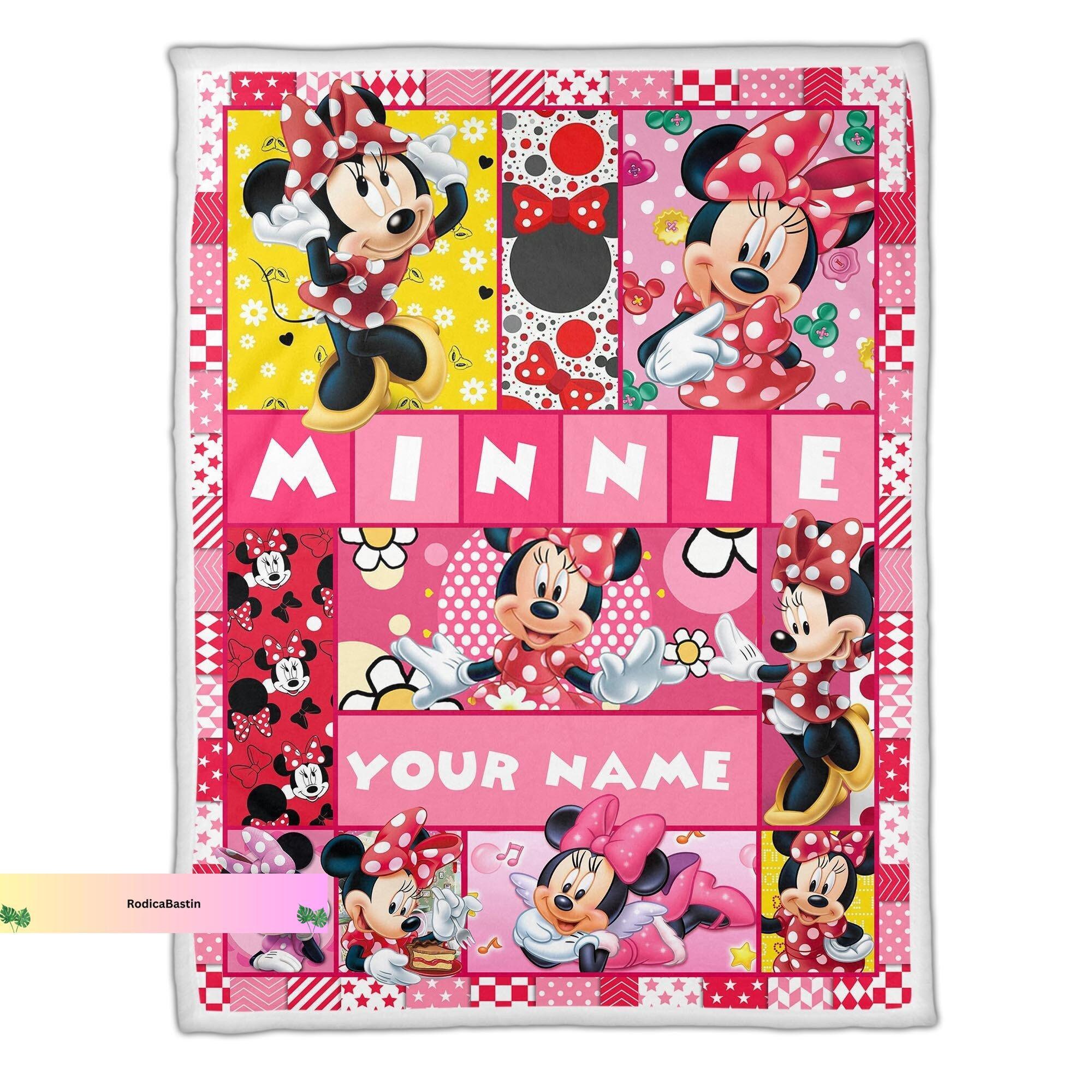 Personalized Minnie Blanket For Toddler Aden Anais Essentials