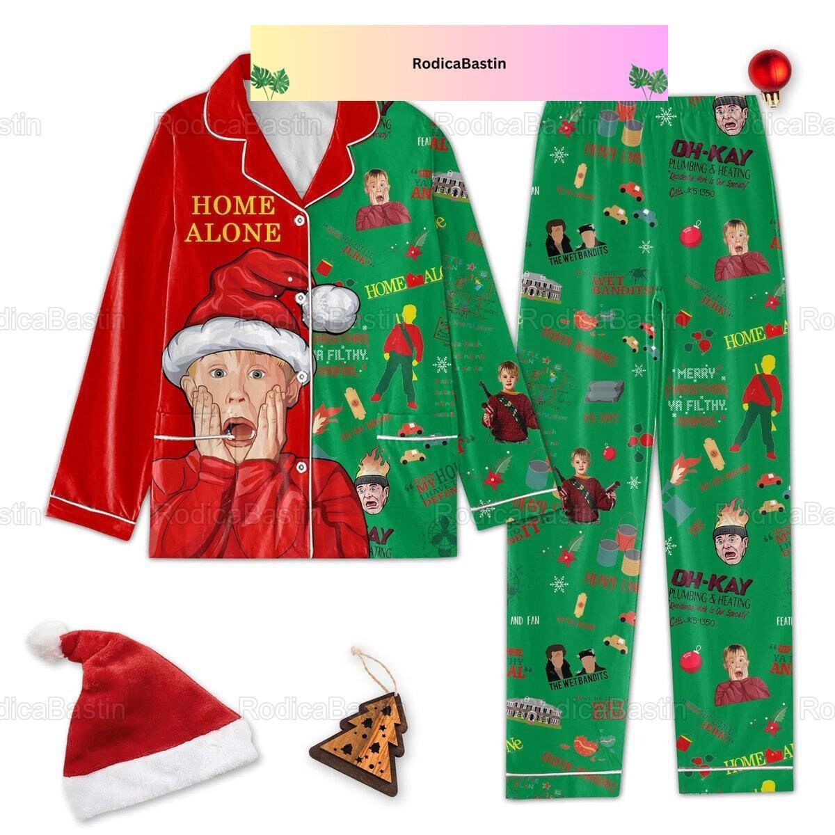 Discover Christmas Home Alone Pajamas, Ya Filthy Animal Holiday Pajamas, Home Alone Christmas Pajamas, Christmas Movies Pajamas