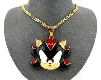 Stainless Steel 3D Sonic's Shadow The Hedgehog Necklace, Character  Necklace, Christmas Gift