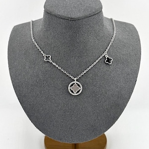 5 Clover Necklace | 925 Sterling Silver Necklace | 14k Gold