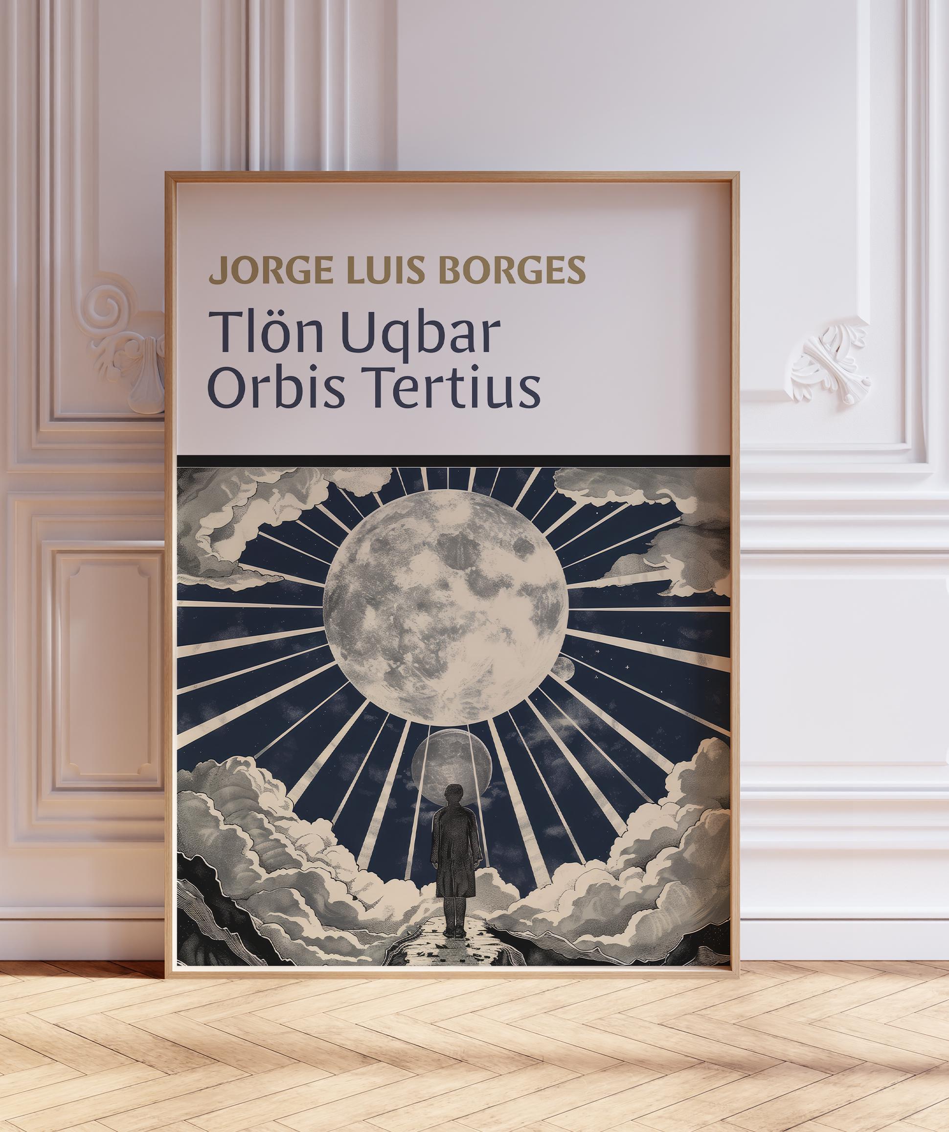 Jorge Luis Borges 'tlön Uqbar' Literary Art Print (digital