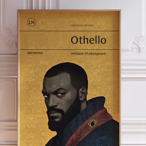 Othello Art Print: Shakespeare Tragedy, Dramatic Decor (Digital Download)