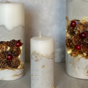 Mini Concrete Candle