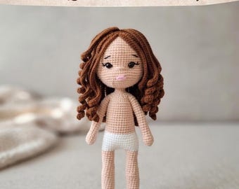 Modèle au crochet pour poupée bébé Amigurumi : jouet de bricolage adapté aux débutants (téléchargement PDF