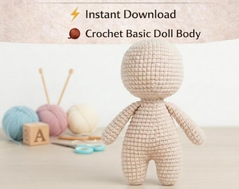 Amigurumi Baby Doll Crochet Pattern: Beginner Friendly (PDF)