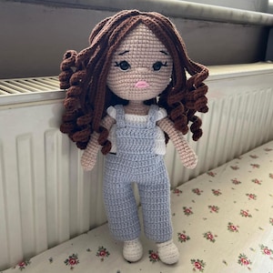 Amigurumi Baby Doll Crochet Pattern,PDF,Toy Pattern,DIY Handmade Gift For Kids, Digital Download,Beginner Friendly Doll Tutorial.
