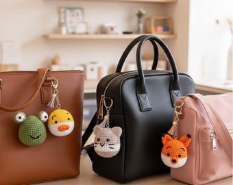 DIY Crochet Animal Keychain Pattern: Beginner Amigurumi PDF Bundle