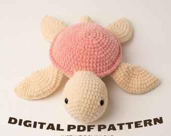 CrochetTurtlee Pattern: Safe Kids Plush Toy (PDF Pattern)