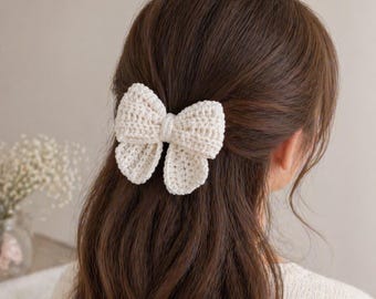 Handmade Crochet Bow Pattern, Kawaii Amigurumi Bag Charm (PDF Tutorial)