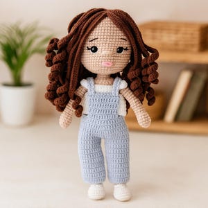 Amigurumi Baby Doll Crochet Pattern,PDF,Toy Pattern,DIY Handmade Gift For Kids, Digital Download,Beginner Friendly Doll Tutorial.