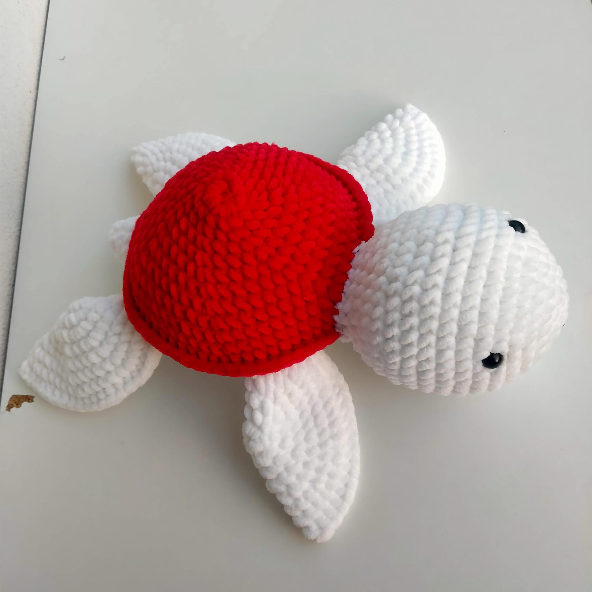 Crochet Velvet Turtle Pattern, No Sew Amigurumi Sea Animal PDF Tutorial ...