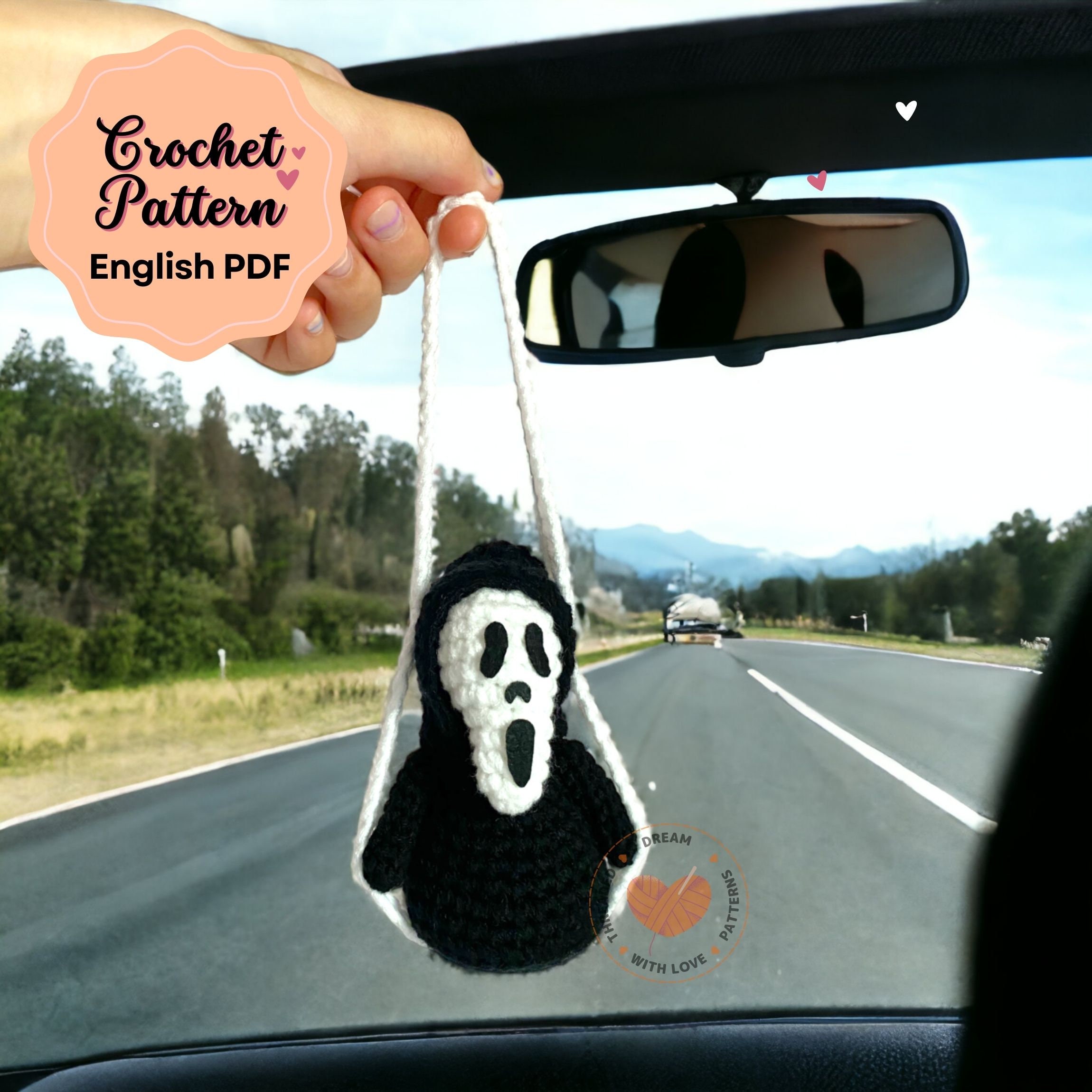 Scream Ghost Car Accessories 