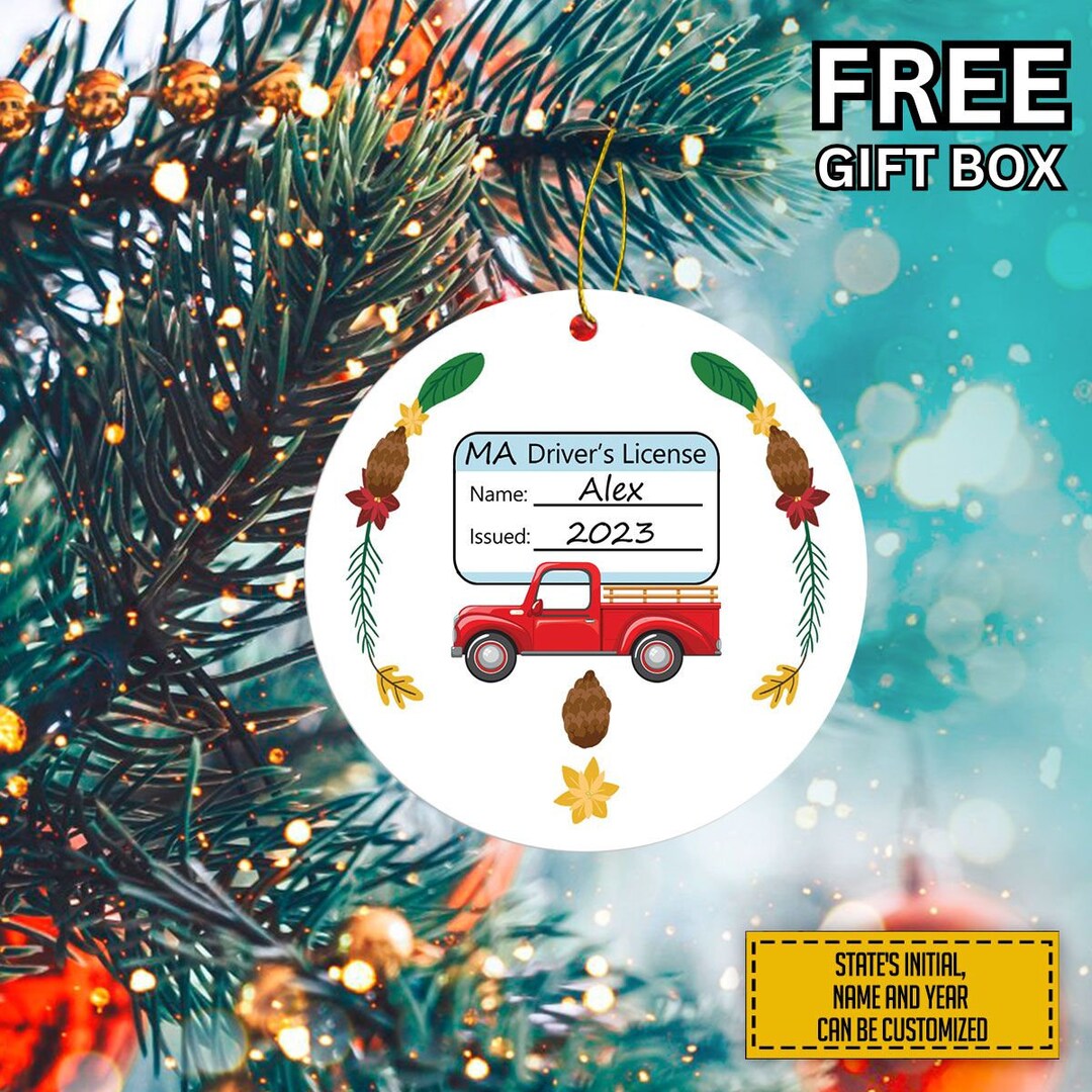 Personalized New Truck Driver Christmas Ornament 2023 Driver Etsy