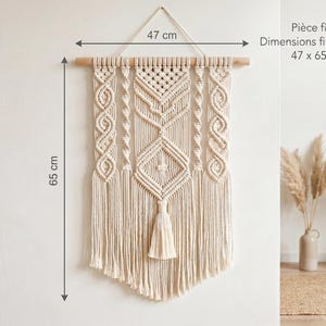 Macrame Tutorial PDF in French – DIY Boho Wall Hanging Pattern, Beginner Project, Step-by-Step Guide with Photos image 6