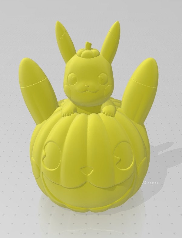 Halloween Pack Pikachu 3d Model STL File, 3D Digital Printing STL File ...