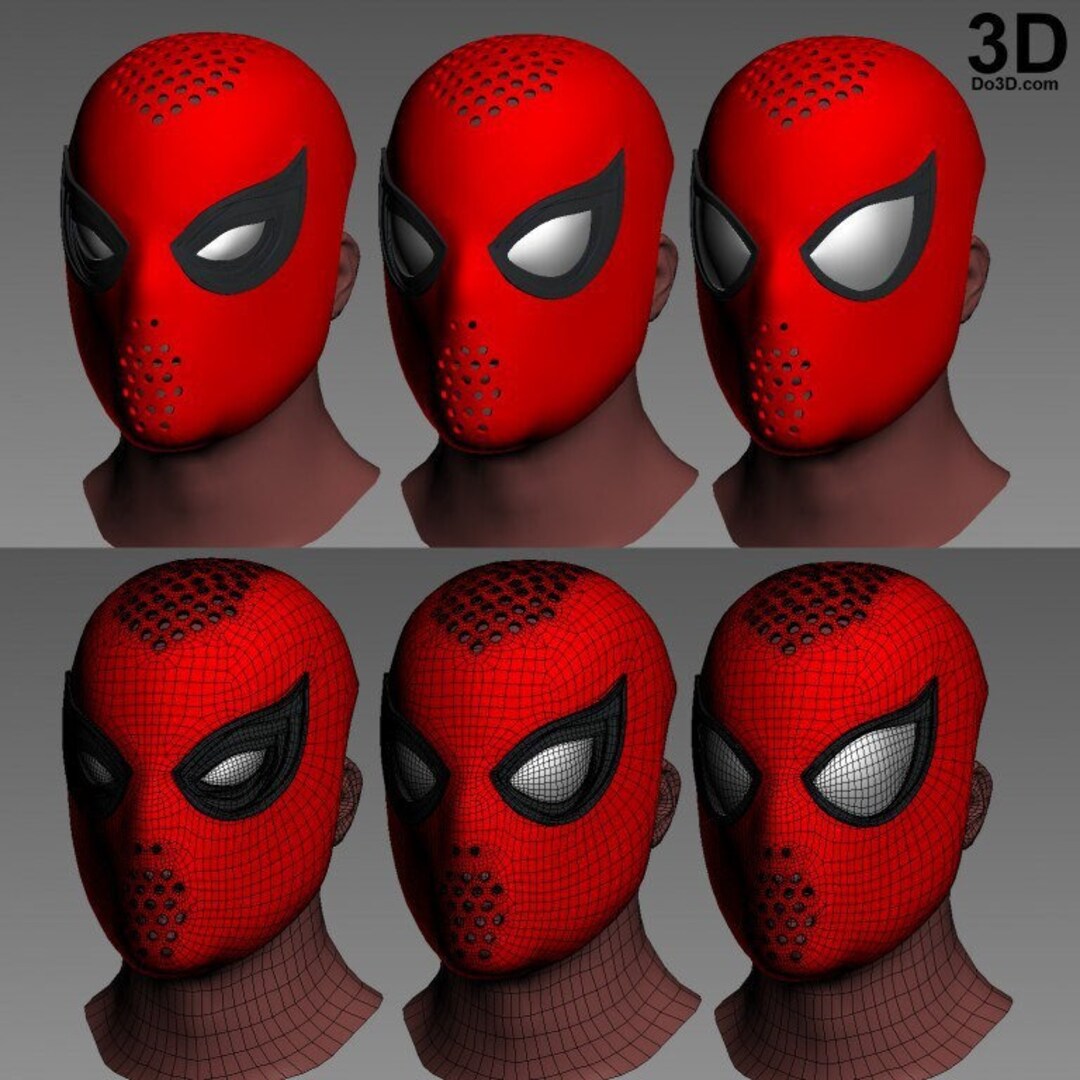 Spider-man Mask Face Shell Marvel High Quality 3D Printer - Etsy