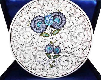 Handmade 30cm Iznik Tile Plate