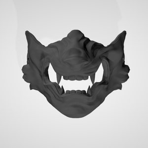 Wolf of Tsushima Mask - Ghost of Tsushima Samurai Mask High Quality 3D Printer Files 3D STL model Print STL File 3D Digital Printin File