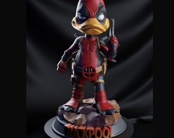 Duckpool 3D-Modell Hochwertige 3D-Druckerdateien 3D STL-Modell Print STL-Datei 3D Digitaldruck STL-Datei für 3D-Drucker