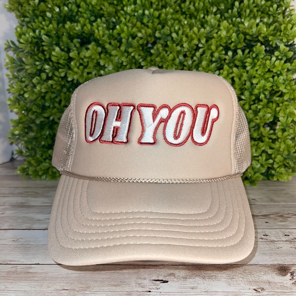 Oklahoma University OU- Embroidered Retro Foam Trucker Hat