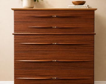 Gibbard Craftsmen Furniture - Tall Mahogany Dresser