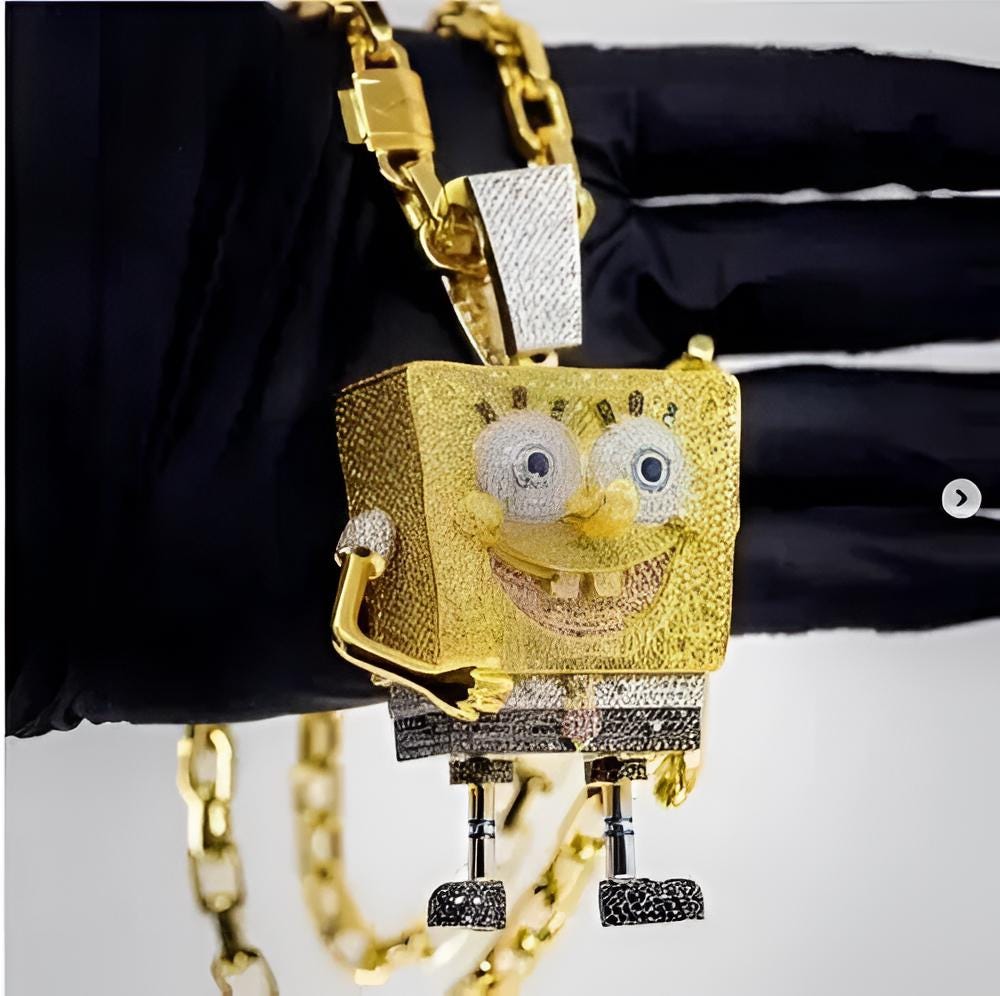 Spongebob diamond chain best sale