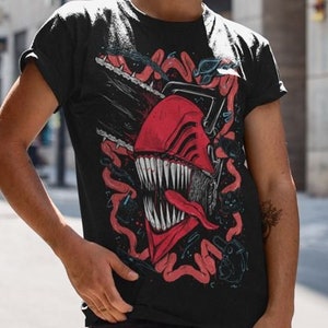 Unisex Horror Manga Creepy Girl T-Shirt, Dark Anime Gothic T-Shirt, Manga Gothic T-Shirt Inactive