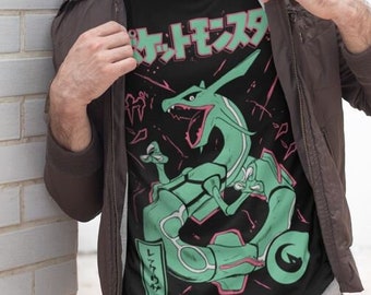 Rayquaza tee! Perfect for a Gift, Present, Holiday, Birthday! Japanese Anime