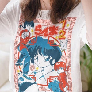 Unisex Ranma Saotome Anime T-Shirt, Genma Panda Manga Shirt