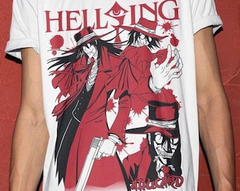 Ultimate Vampire Shirt, Vampire Hoodie, Anime Hellsing Shirt, Alucard Hellsing Hoodie, Hellsing shirt, Pentagram Hoodie, Hellsing Tee