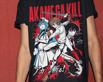 Unisex Akame Ga Kill Esdeath Anime T-Shirt, Manga Waifu Shirt