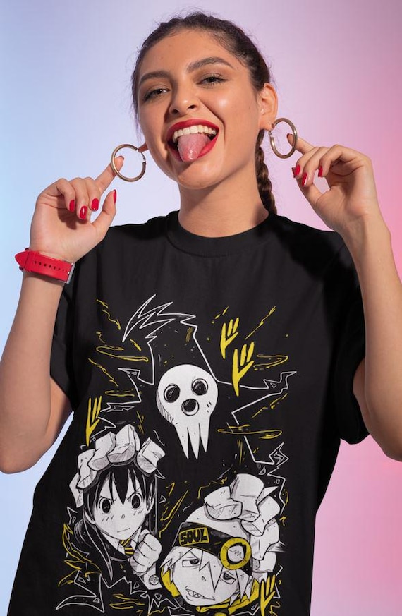 Soul Eater Unisex T-shirt Maka Albarn Black Star Anime Aesthetic