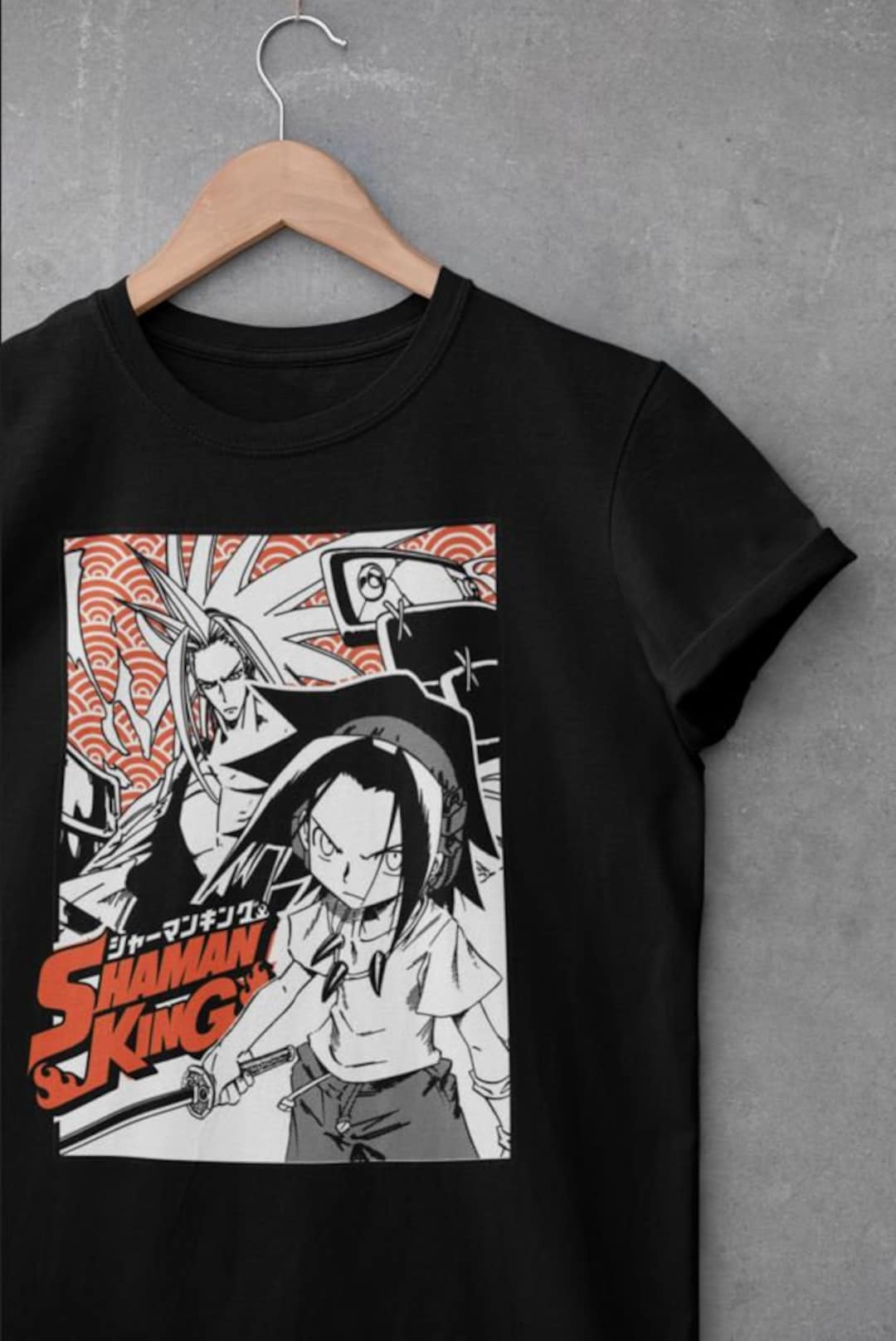 Shaman King Yoh Asakura T-shirt, Len Tao Horo Horo Anime Shirt