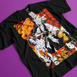 Shaman King Yoh Asakura T-Shirt, Len Tao Anime Shirt, Manga Shirt, Japanese Shirt