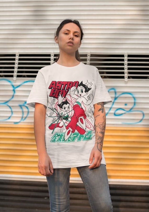 True Vintage 80s Mighty Atom Astro Boy T Shirt Raglan Osamu Tezuka