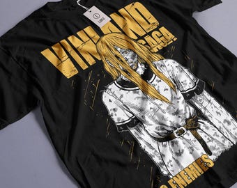 Koszulka unisex Thorfinn Son of Thors Anime, koszula Manga Viking Saga