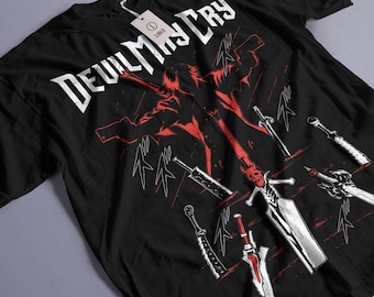 Dante Shooting DMC Premium Unisex T-shirt, May Cry DMC3 Premium