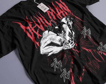 ユニセックス デビルマン クライベイビー アニメ Tシャツ、不動明