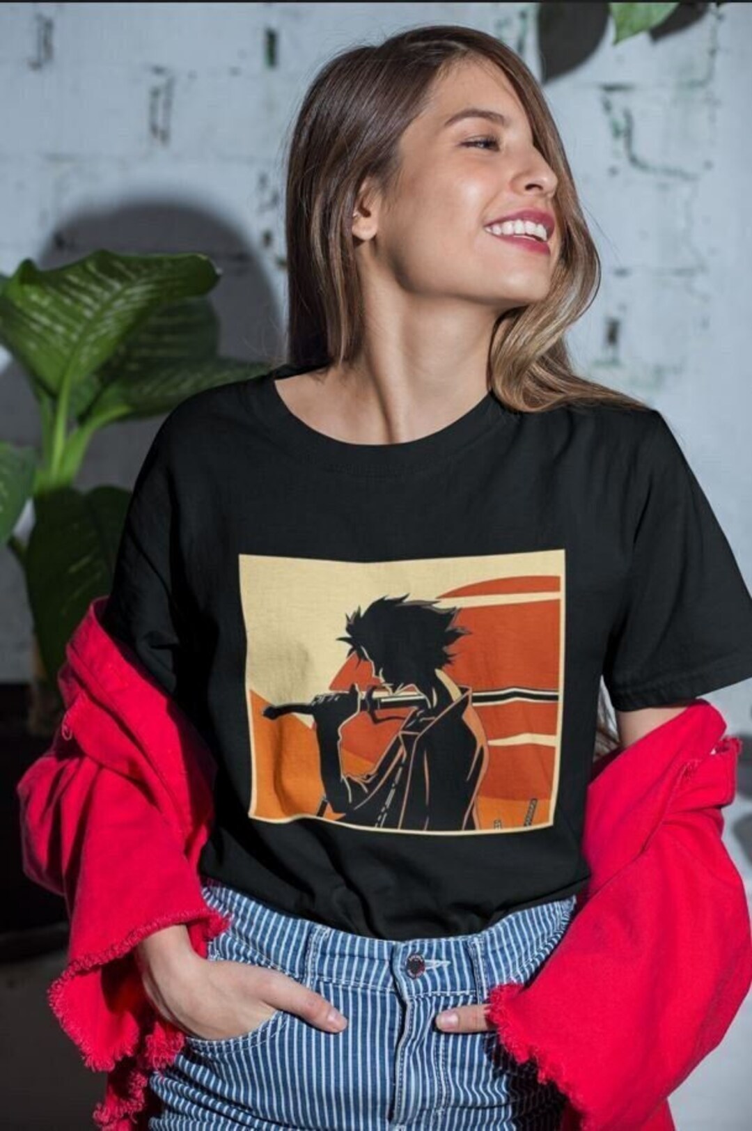 T-shirt Samurai Champloo Mugen - Anime Lover Shirt - Noir, Tailles S à 3XL