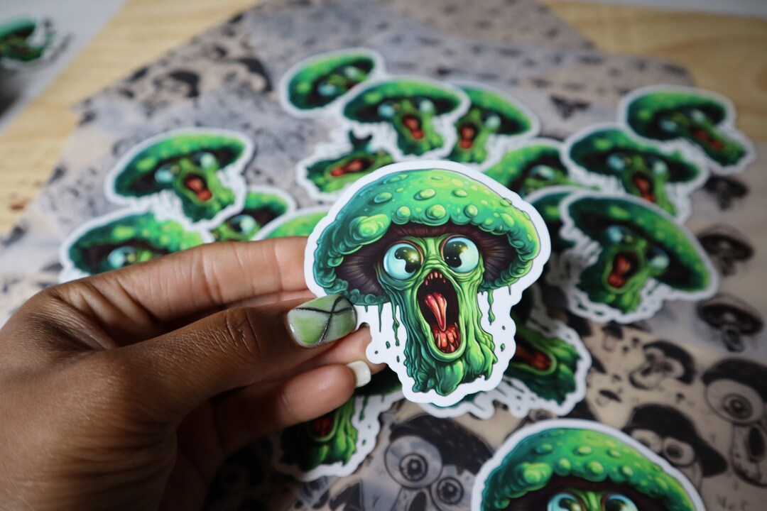 Mushroom Stickers | Laptop Decals for Water Bottles + Journals | Cute ...