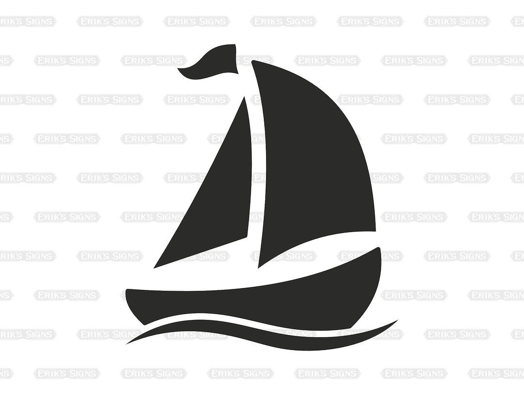 Sailing Boat SVG, Sailboat Cut File, Sailing SVG dxf, Png, Eps, Jpeg - Etsy