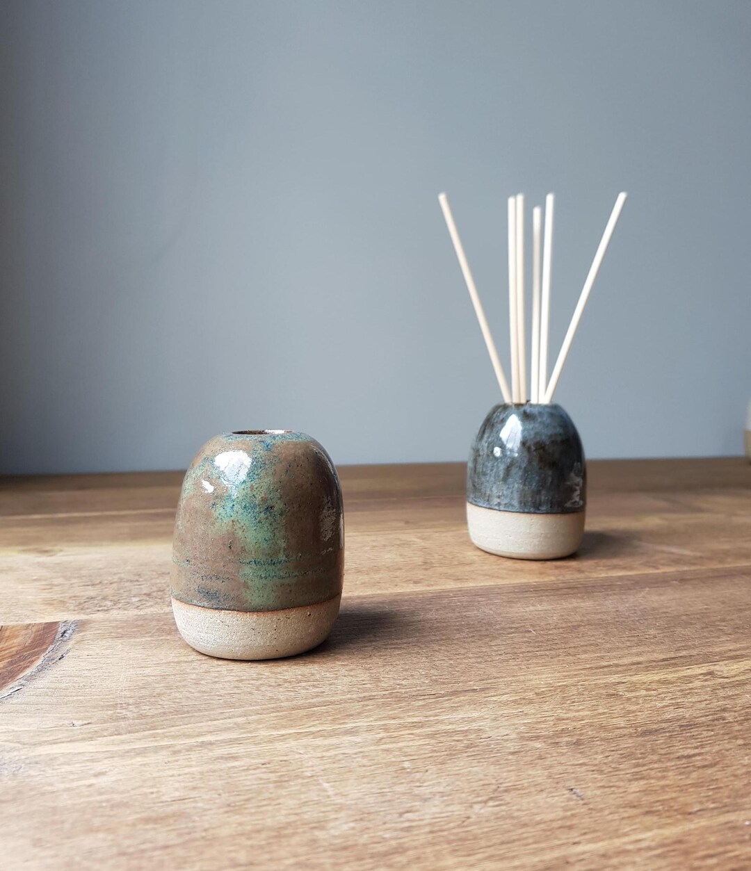 Ceramic Diffuser Pot With Reeds, Reed Diffuser Bottle, Refillable ...