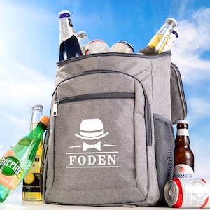 Personalised Beer Cooler Bags - Custom Men's Cooler Bags, Men's Cooler Bags, Best Man Cooler Bags,Wedding Party Favour Bags,Best Man Favours