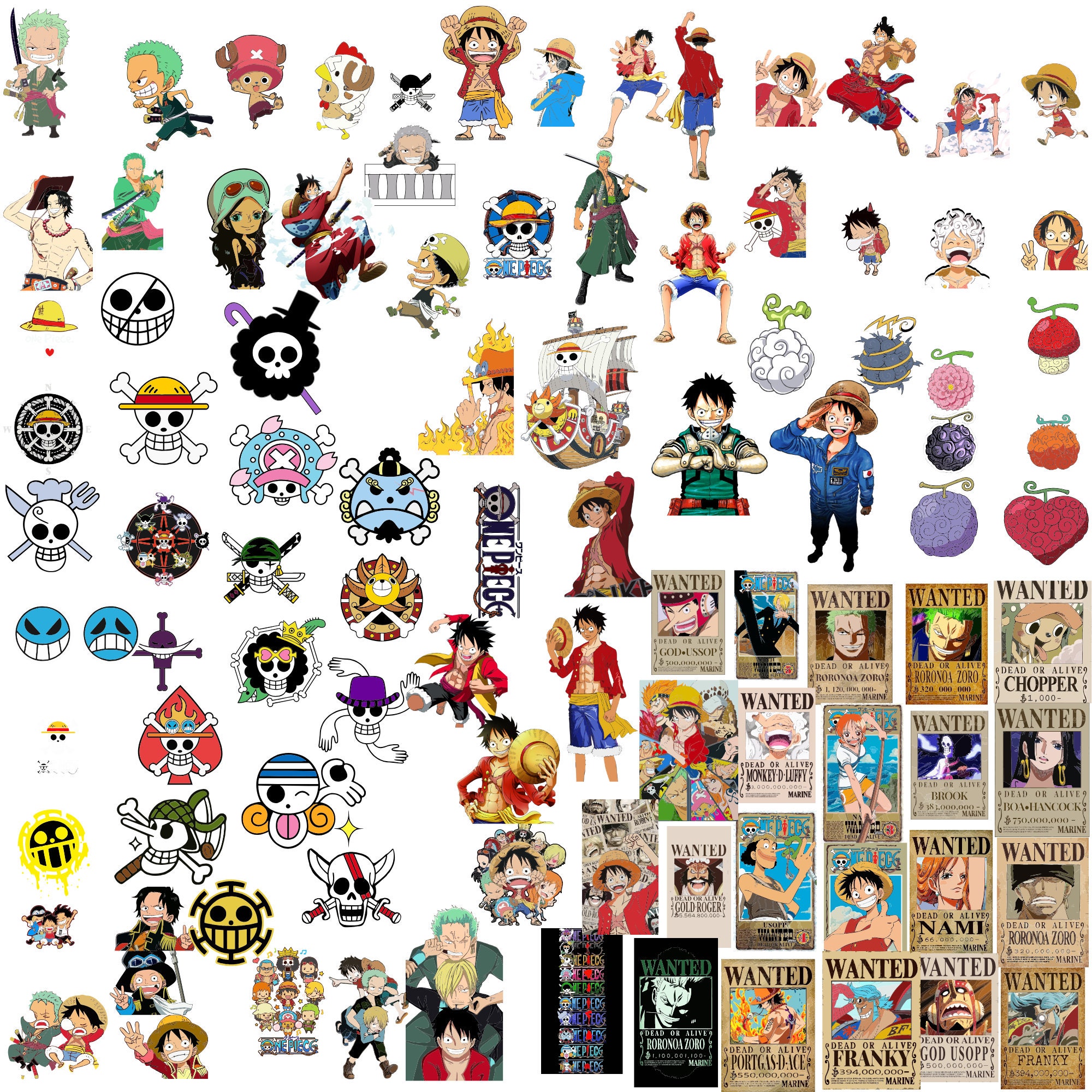 9 PCS/SET Anime DXF One Piece Film Gold Characters with White Cloth Luffy  Figure Collection Toys