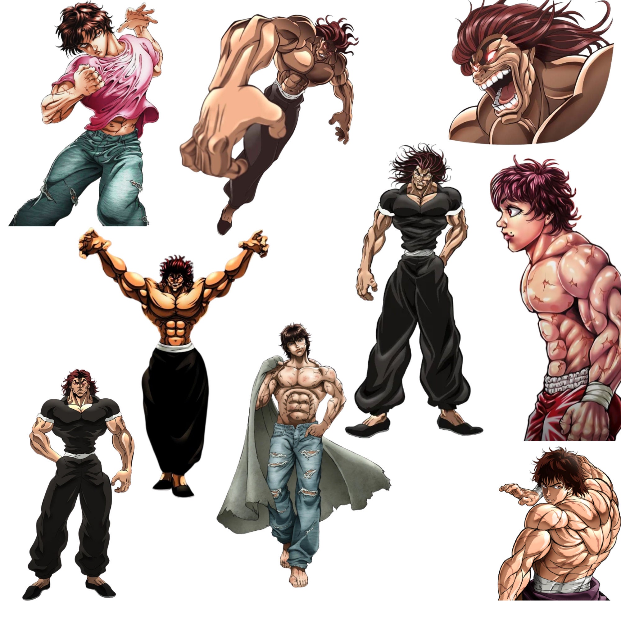 Yujiro Hanma Baki Anime Girl Gift Art Board Print for Sale by Spacefoxart