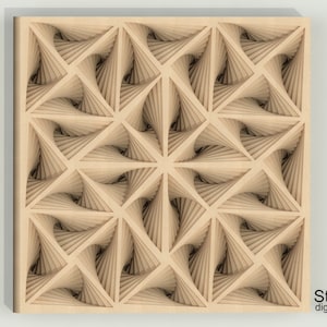 3d geometryczna mandala SVG, pliki do cięcia DXF, 3d dekoracja ścienna svg, panel ścienny svg, plik do cięcia warstwowej mandali do lasera, Cricut, Silhouette. G17.