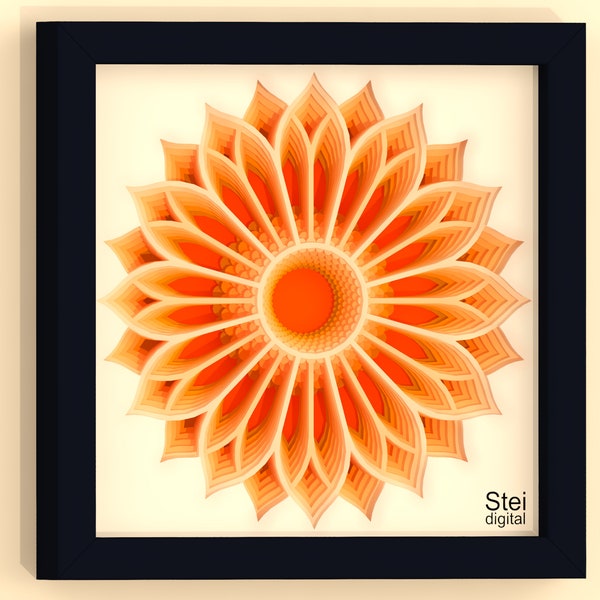 3d Mandala shadow box svg, flower Mandala svg, dxf cutting file, Mandala layered svg, Mandala cut template for Cricut, laser, Silhouette. 3d Mandala shadow box svg, flower Mandala svg, dxf cutting file, Mandala layered svg, Mandala cut template for Cricut, laser, Silhouette.