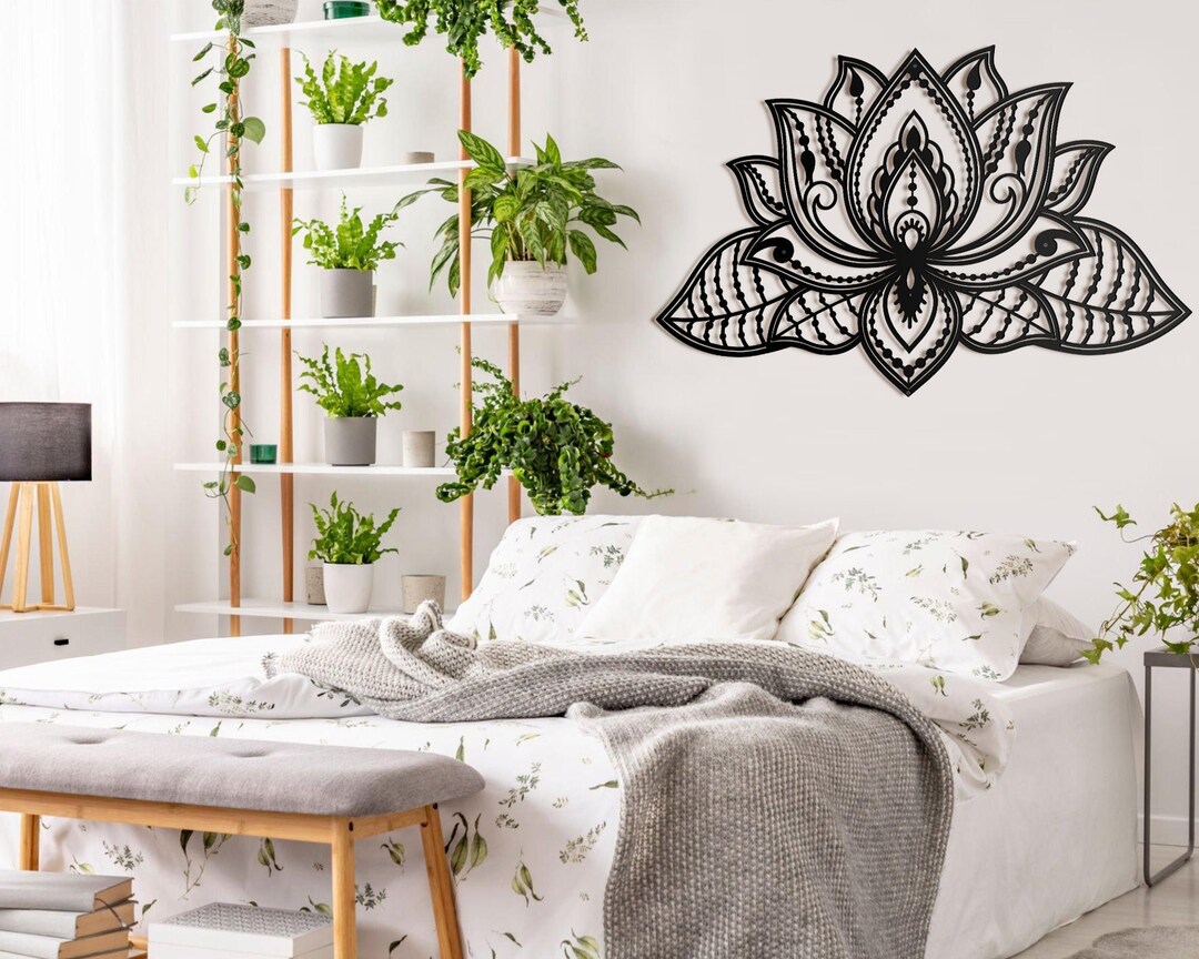 Large Mandala Metal Wall Art, Metal Wall Decor, Bedroom Wall Decor