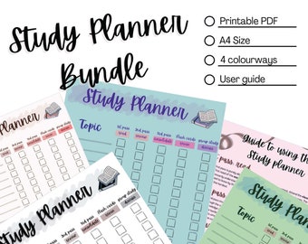 Printable Revision Checklist, Print at Home Study Sheet, School and ...