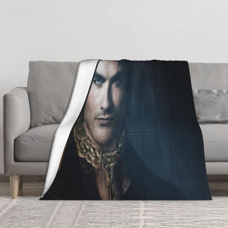 6 Styles the Vampire Diaries Blanket Plush Throw Blanket Etsy